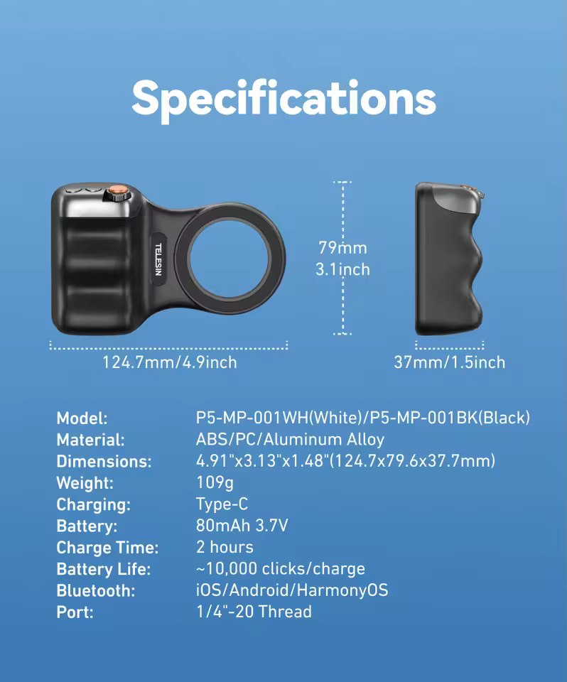 Zantra M3 Grip – Magnetic Photography Handle